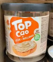 Mängden socker i Top cao leche y avellanas
