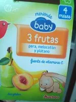 Mängden socker i Merienda baby 3 frutas