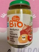 Mängden socker i Bio verduras con ternera