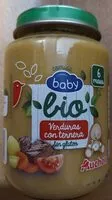 Mängden socker i Baby bio verduras con ternera