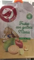 Mängden socker i Frutas con galleta María