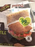 Mängden socker i sándwich sotille
