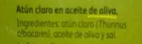 Mängden socker i Atún claro en aceite de oliva