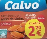Mängden socker i Mejillones en salsa de vieira