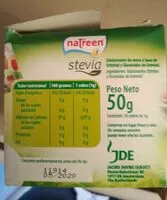 Mängden socker i Stevia edulcorante granulado caja 50 sobres