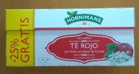 Mängden socker i Té Rojo con Anís y un toque de Ciruela
