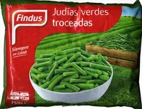 Mängden socker i Judías verdes redondas troceadas congeladas "Findus"