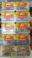 Mängden socker i Helios Diet - Mermelada de melocotón extra