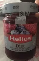 Mängden socker i Mermelada extra de frutas del bosque diet