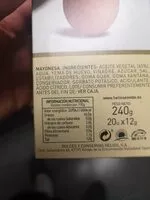 Mängden socker i Mayonesa