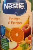 Mängden socker i Postre 6 frutas