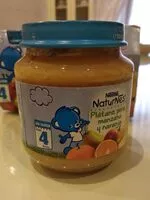 Mängden socker i Potito plátano, pera, manzana y naranja