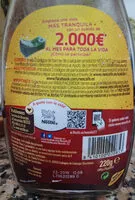 Mängden socker i Café soluble descafeinado