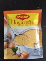 Mängden socker i Sopa hogareña con pasta maravilla