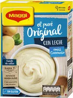 Mängden socker i Puré de patata con leche sin gluten