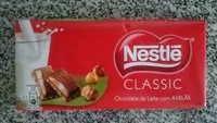 Mängden socker i Nestlé Classic Avelãs