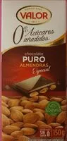 Mängden socker i Chocolate puro almendras especial