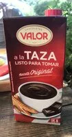Mängden socker i Valor A La Taza brik