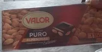 Mängden socker i Chocolate puro almendras