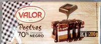 Mängden socker i Postres chocolate negro sin gluten