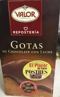 Mängden socker i Gotas de chocolate con leche