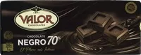 Mängden socker i Tableta de chocolate negro 70% cacao