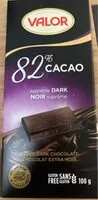 Mängden socker i Dark Chocolate 82% Cacao