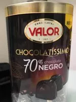 Mängden socker i Chocolatisimo 70%