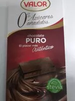 Mängden socker i Chocolate Puro 0% azúcar añadido