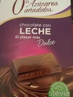 Mängden socker i Chocolate con leche sin azucares añadidos