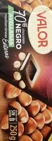 Mängden socker i Chocolate negro 70% avellanas enteras