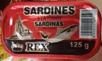Mängden socker i Sardines à la tomate