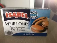 Mängden socker i Mejillones al natural