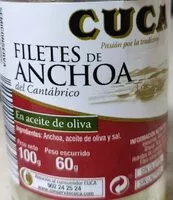 Mängden socker i Filetes de anchoas