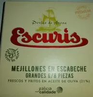 Mängden socker i Mejillones escabeche