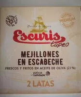 Mängden socker i Mejillones en escabeche escuris