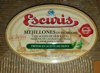 Mängden socker i Mejillones en escabeche