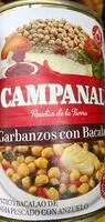 Mängden socker i garbanzos con bacalao