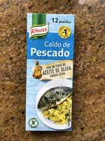 Mängden socker i Caldo de pescado con un toque de aceite de oliva virgen 12 pastillas estuche 120 g