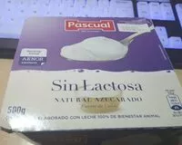 Mängden socker i Yogurt natural azucarado sin lactosa