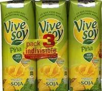 Mängden socker i Bebida de zumo de piña & soja