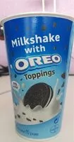 Mängden socker i Milkshake with Oreo toppings