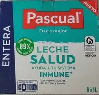 Mängden socker i Leche Salud Entera