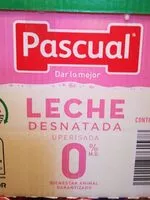 Mängden socker i Leche pascual desnatada