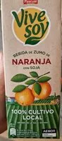Mängden socker i Zumo de naranja con soja