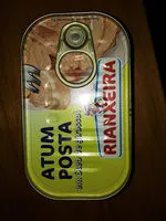 Mängden socker i Atum posta em óleo de girassol