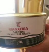 Mängden socker i Sardinas en aceite de girasol