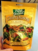 Mängden socker i Crispy onions