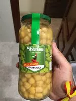 Mängden socker i Garbanzos sin sal añadida