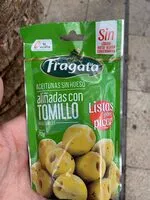 Mängden socker i Aceitunas sin hueso aliñadas con tomillo